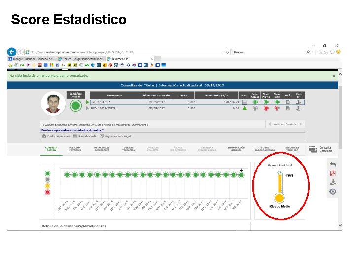 Score Estadístico Score Estadístico