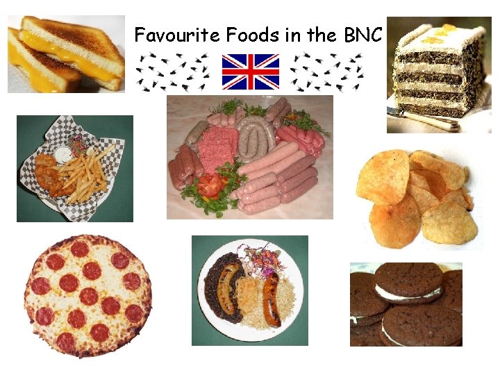 Favourite Foods in the BNC 