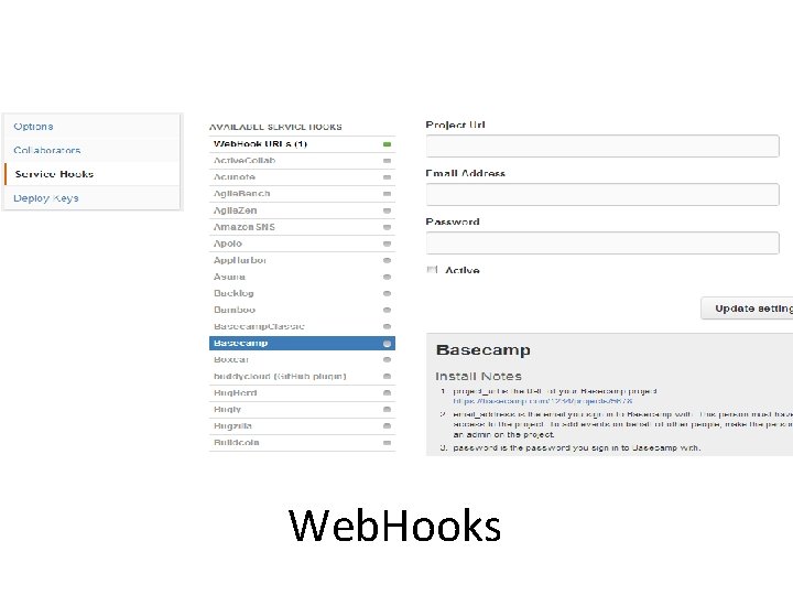 Web. Hooks 