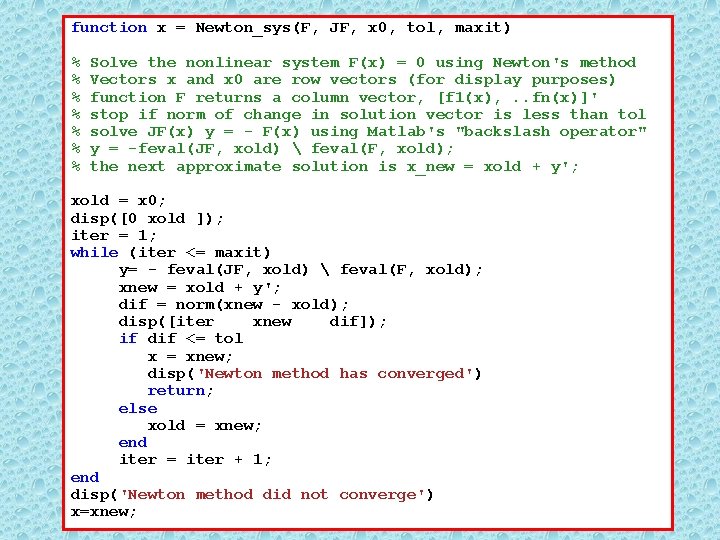 Chapter 12 Iterative Methods For System Of Equations