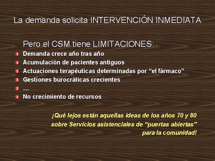 La demanda solicita INTERVENCIÓN INMEDIATA Pero el CSM tiene LIMITACIONES: Demanda crece año tras La demanda solicita INTERVENCIÓN INMEDIATA Pero el CSM tiene LIMITACIONES: Demanda crece año tras