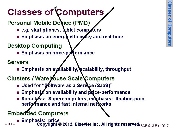 Personal Mobile Device (PMD) n n e. g. start phones, tablet computers Emphasis on