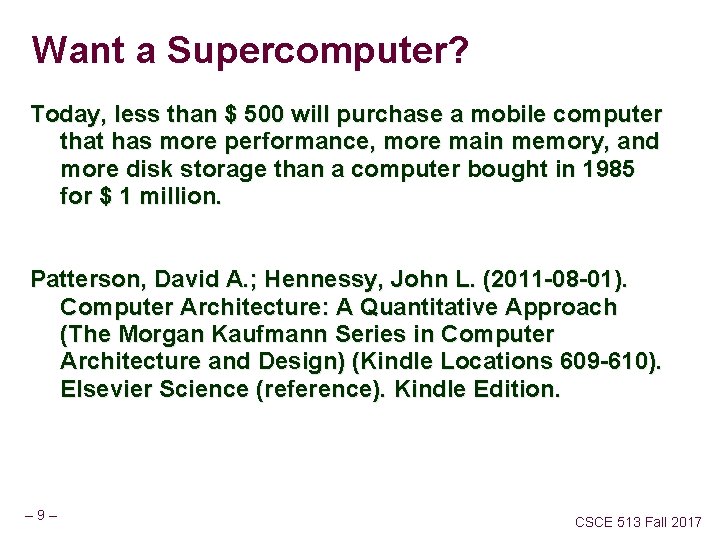 Want a Supercomputer? Today, less than $ 500 will purchase a mobile computer that