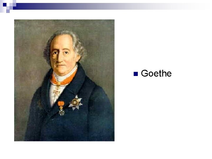 n Goethe 