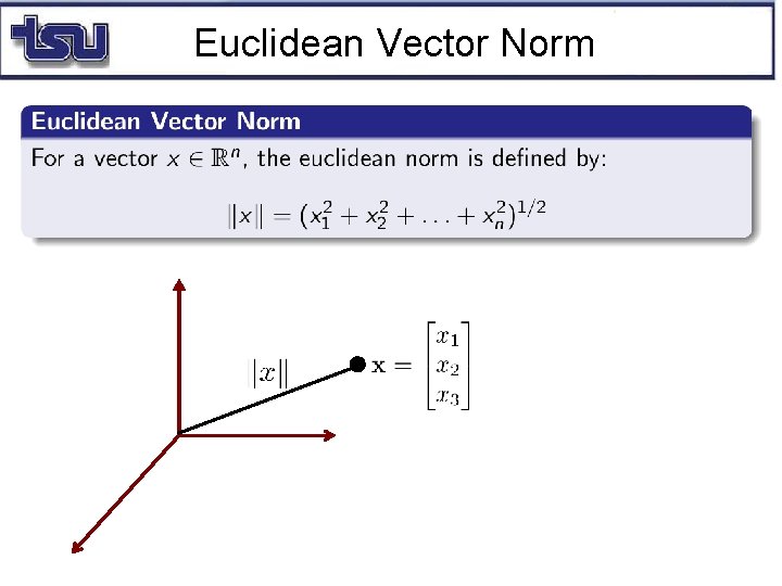 Euclidean Vector Norm 