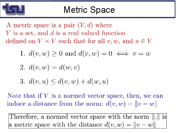 Metric Space 