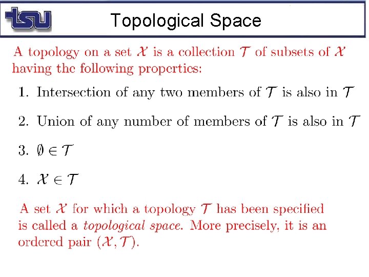 Topological Space 