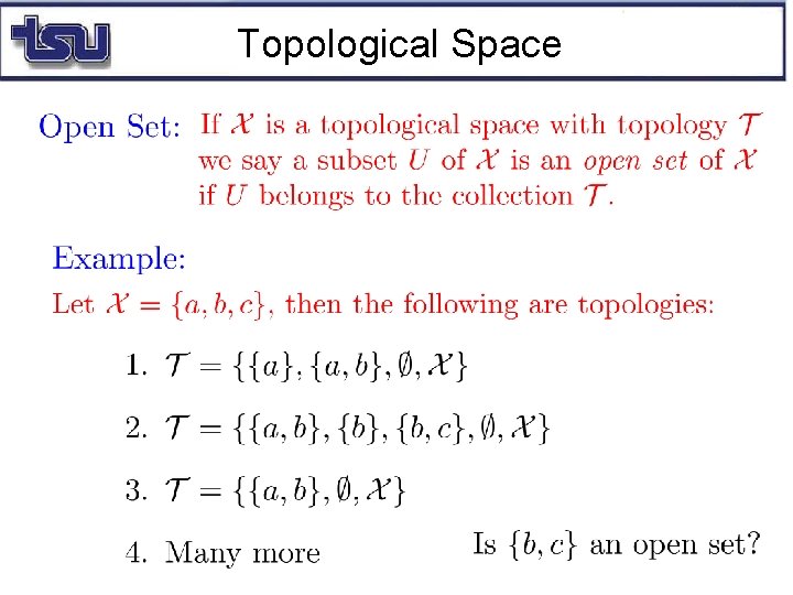 Topological Space 