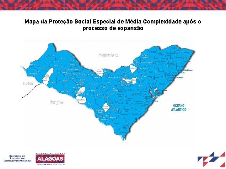 Mapa da Proteção Social Especial de Média Complexidade após o processo de expansão 