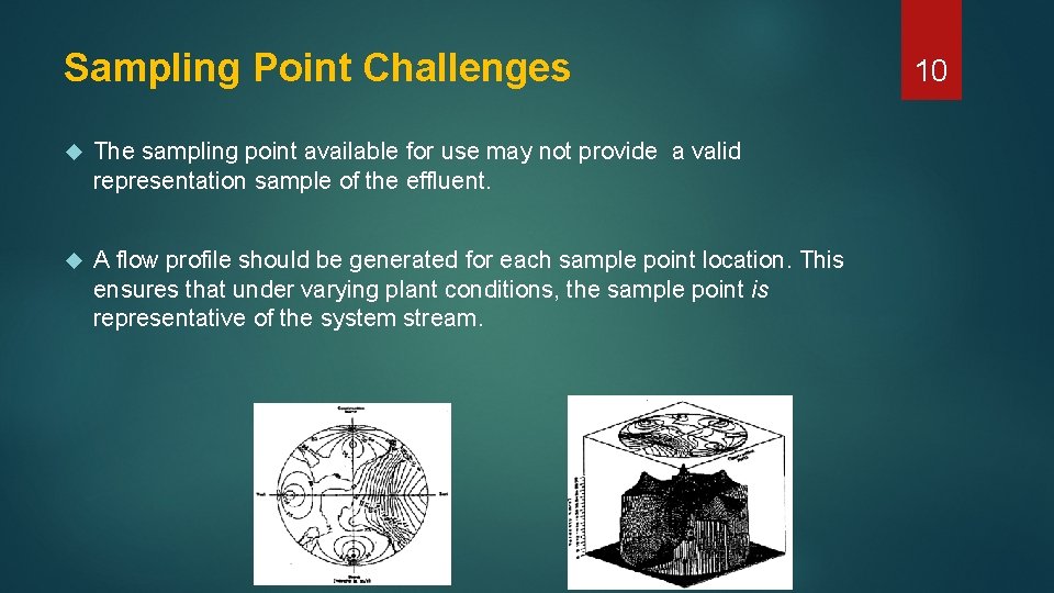 Sampling Point Challenges The sampling point available for use may not provide a valid Sampling Point Challenges The sampling point available for use may not provide a valid