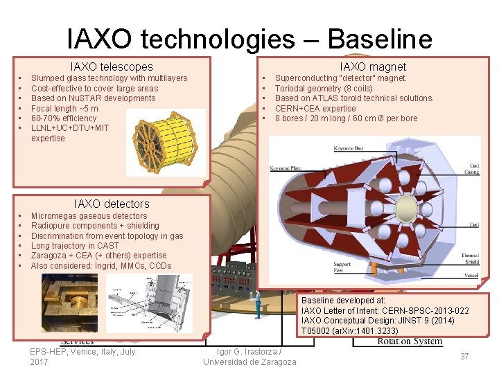 IAXO technologies – Baseline IAXO telescopes • • • Slumped glass technology with multilayers IAXO technologies – Baseline IAXO telescopes • • • Slumped glass technology with multilayers