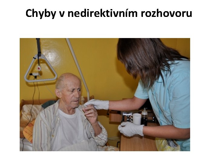 Chyby v nedirektivním rozhovoru 