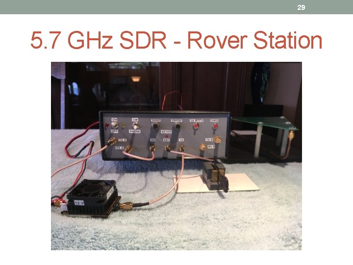29 5. 7 GHz SDR - Rover Station 