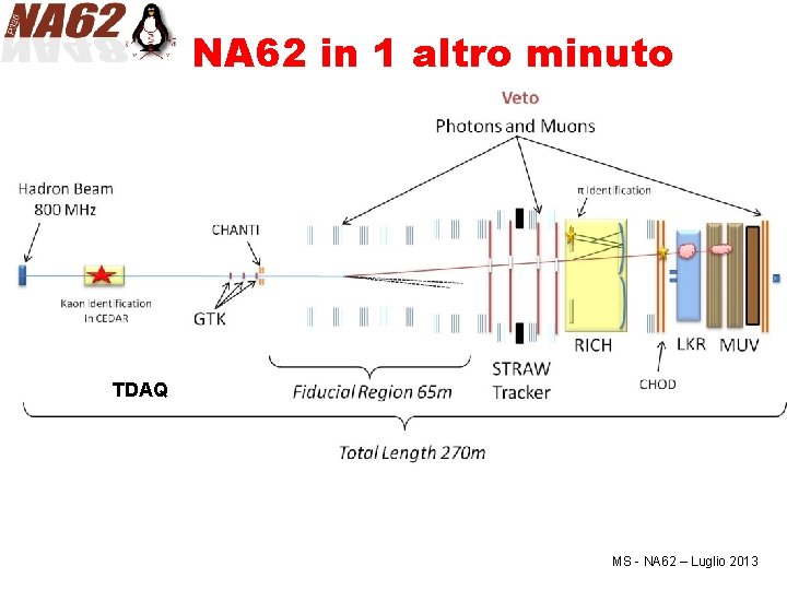 NA 62 in 1 altro minuto TDAQ MS - NA 62 – Luglio 2013