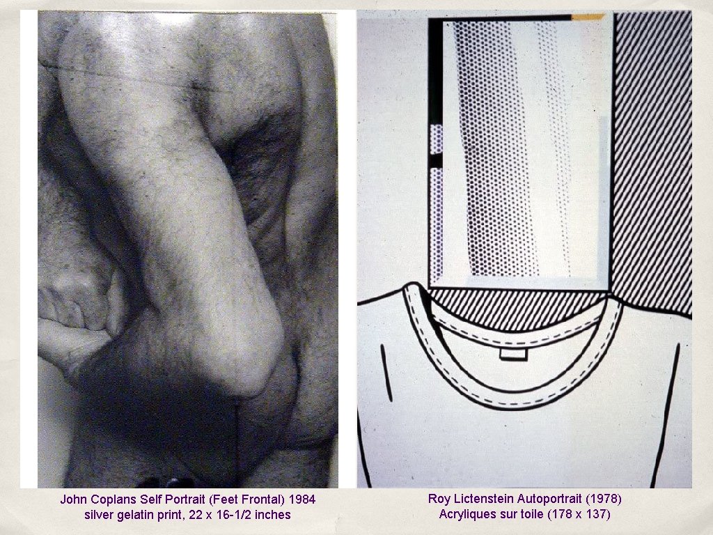 John Coplans Self Portrait (Feet Frontal) 1984 silver gelatin print, 22 x 16 -1/2