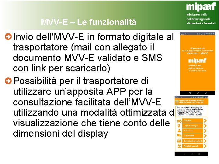 MVV-E – Le funzionalità Invio dell’MVV-E in formato digitale al trasportatore (mail con allegato