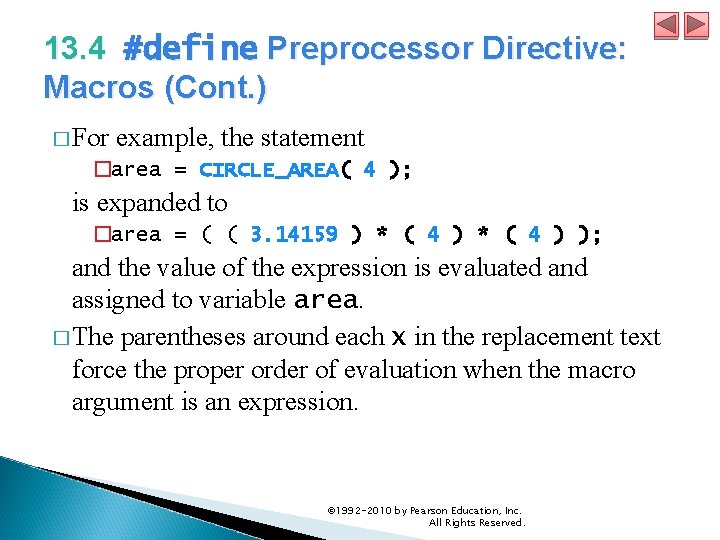C Preprocessor C How to Program 6e 1992