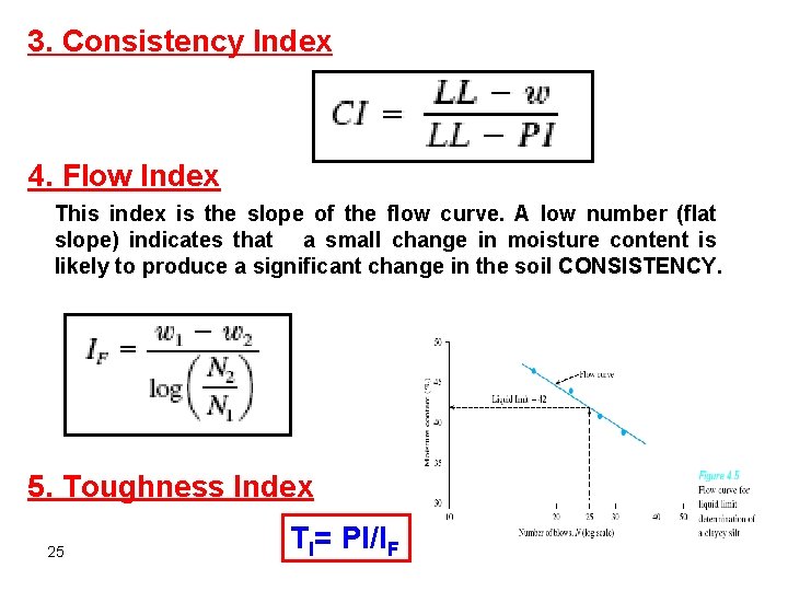 3. Consistency Index 4. Flow Index This index is the slope of the flow