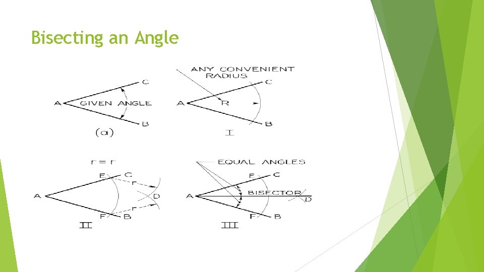 Bisecting an Angle 
