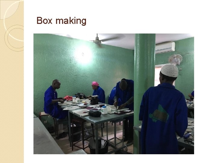 Box making Box making