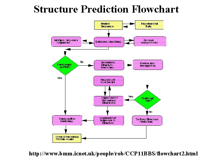 Structure Prediction Flowchart http: //www. bmm. icnet. uk/people/rob/CCP 11 BBS/flowchart 2. html 