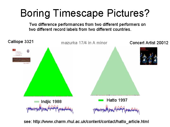 Boring Timescape Pictures? Two difference performances from two different performers on two different record Boring Timescape Pictures? Two difference performances from two different performers on two different record