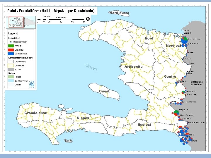 Points Frontalières (Haiti – République Dominicain) 