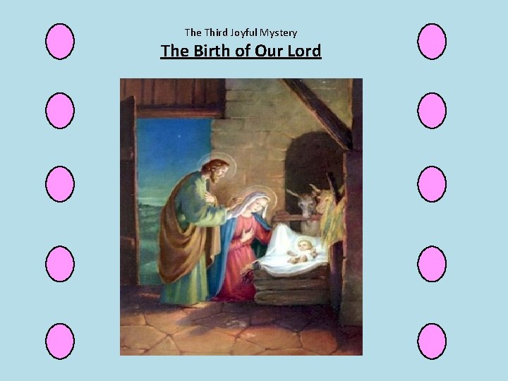 The Third Joyful Mystery The Birth of Our Lord 