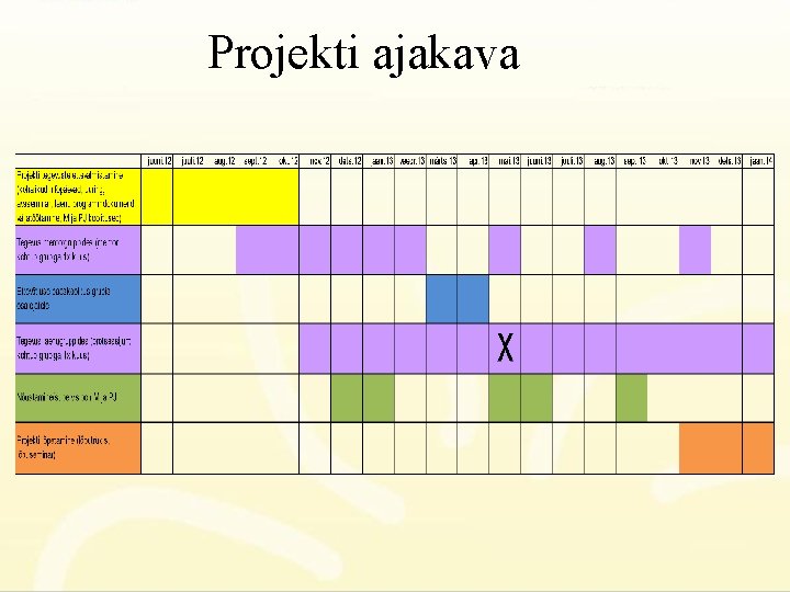 Projekti ajakava 