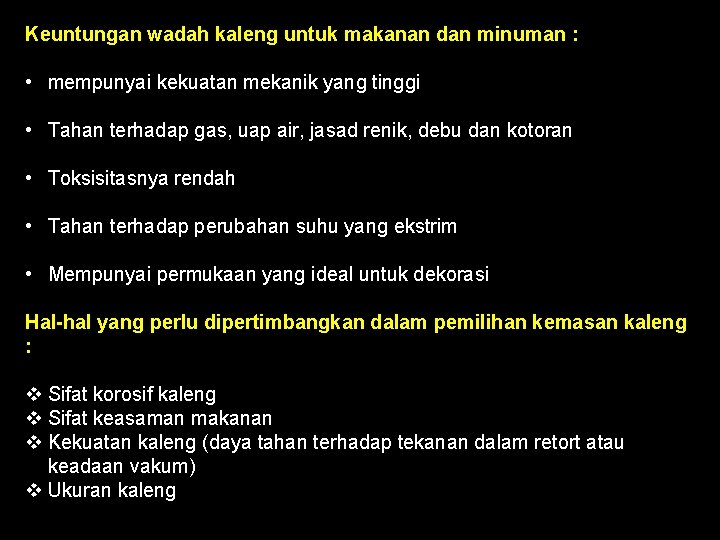 Sifat Bahan Hasil Perikanan Jika beban di lepaskan, atom