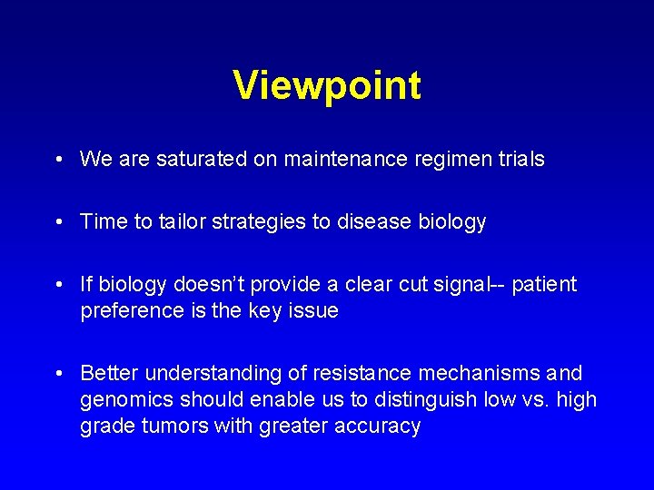 Intermittent versus Continuous Systemic Therapy for Metastatic Colorectal