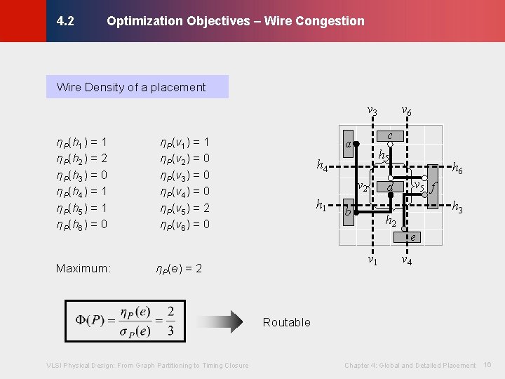 Optimization Objectives – Wire Congestion © KLMH 4. 2 Wire Density of a placement