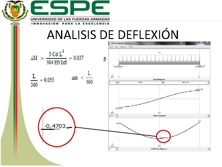 ANALISIS DE DEFLEXIÓN 