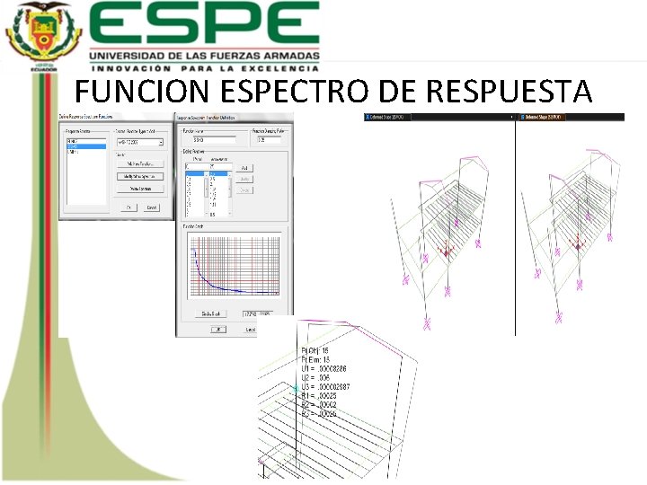 FUNCION ESPECTRO DE RESPUESTA 