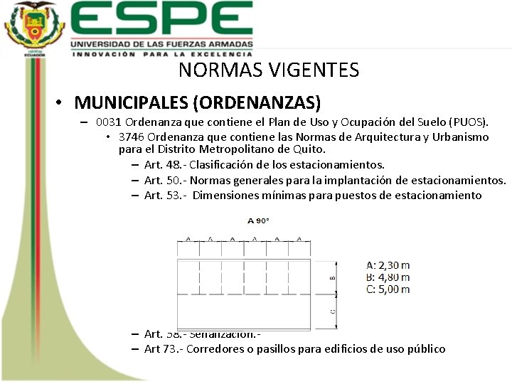 NORMAS VIGENTES • MUNICIPALES (ORDENANZAS) – 0031 Ordenanza que contiene el Plan de Uso