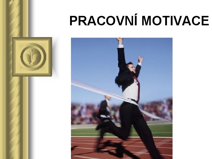 PRACOVNÍ MOTIVACE 