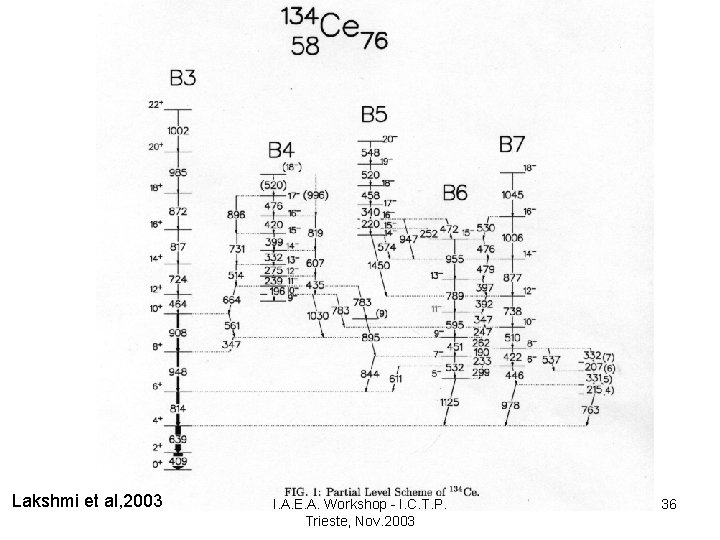 Lakshmi et al, 2003 I. A. E. A. Workshop - I. C. T. P.