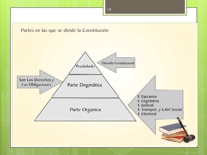 18 1. 5 Las partes dogmática y orgánica de la Constitución 18 1. 5 Las partes dogmática y orgánica de la Constitución