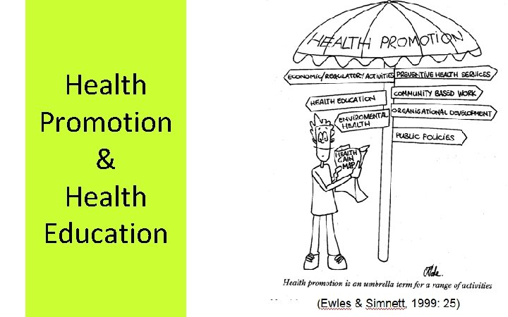 Health Promotion & Health Education 