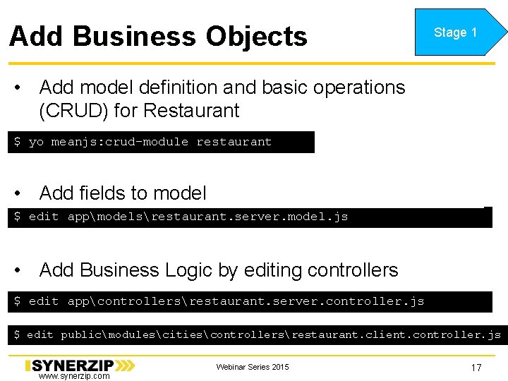 Add Business Objects Stage 1 • Add model definition and basic operations (CRUD) for Add Business Objects Stage 1 • Add model definition and basic operations (CRUD) for
