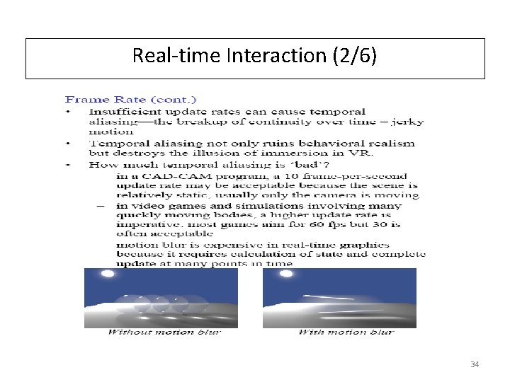 Real-time Interaction (2/6) 34 