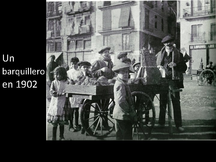 Un barquillero en 1902 