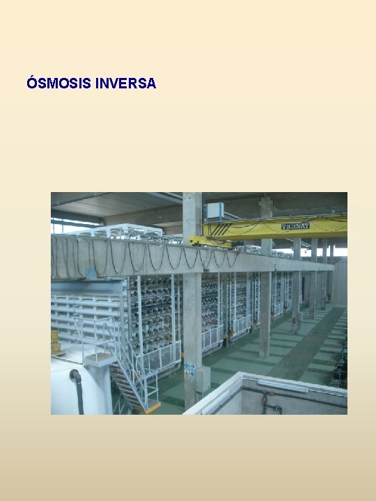 ÓSMOSIS INVERSA 