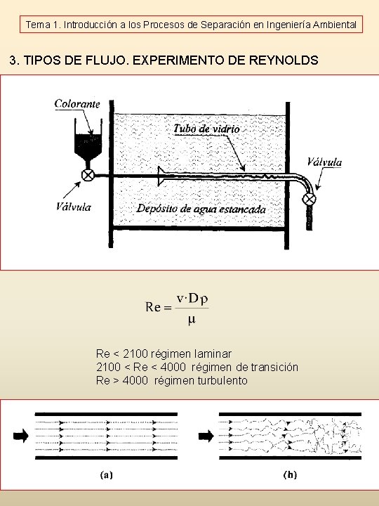 Tema 1. Introducción a los Procesos de Separación en Ingeniería Ambiental 3. TIPOS DE