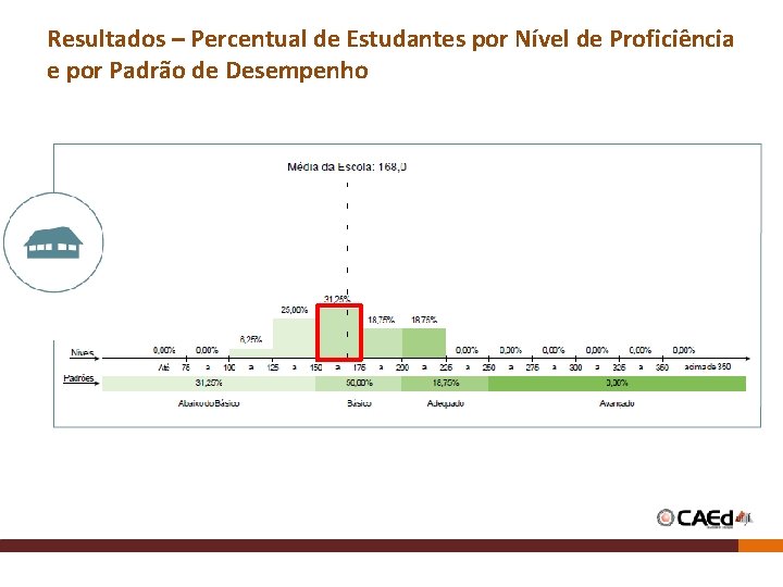 Resultados – Percentual de Estudantes por Nível de Proficiência e por Padrão de Desempenho Resultados – Percentual de Estudantes por Nível de Proficiência e por Padrão de Desempenho