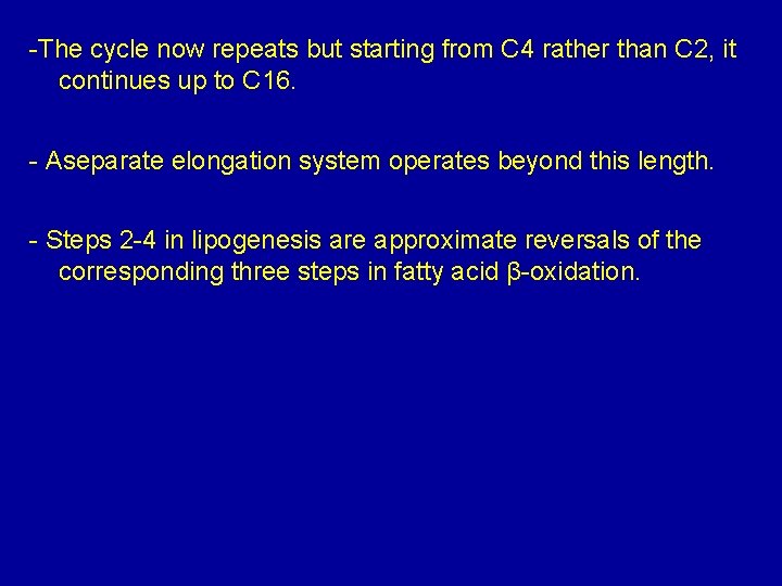 -The cycle now repeats but starting from C 4 rather than C 2, it