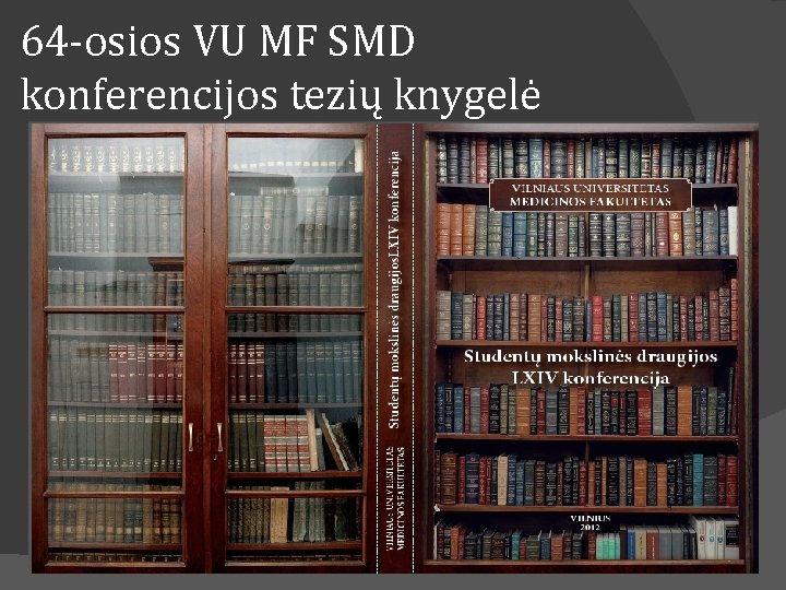 64 -osios VU MF SMD konferencijos tezių knygelė 