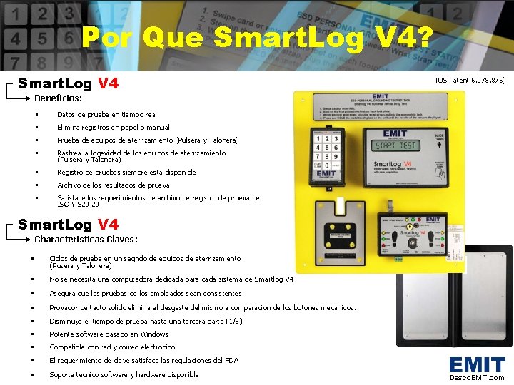 Por Que Smart. Log V 4? Smart. Log V 4 (US Patent 6, 078,