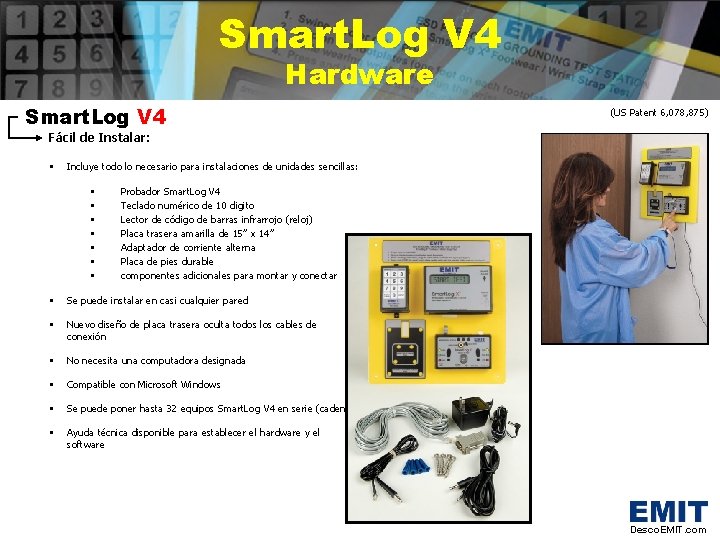 Smart. Log V 4 Hardware Smart. Log V 4 (US Patent 6, 078, 875)