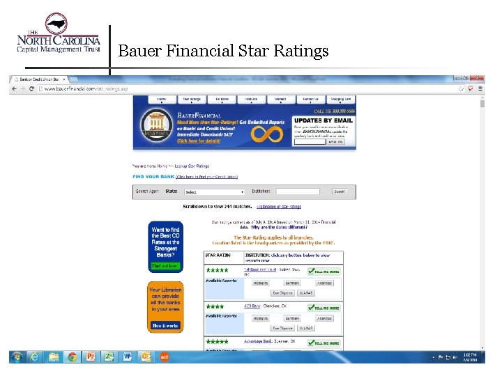 Bauer Financial Star Ratings 